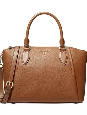 Michael Kors Sienna Leather Messenger Bag